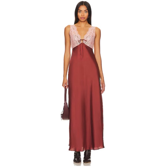 Free People Country Side Maxi Slip - Picture 1 of 6